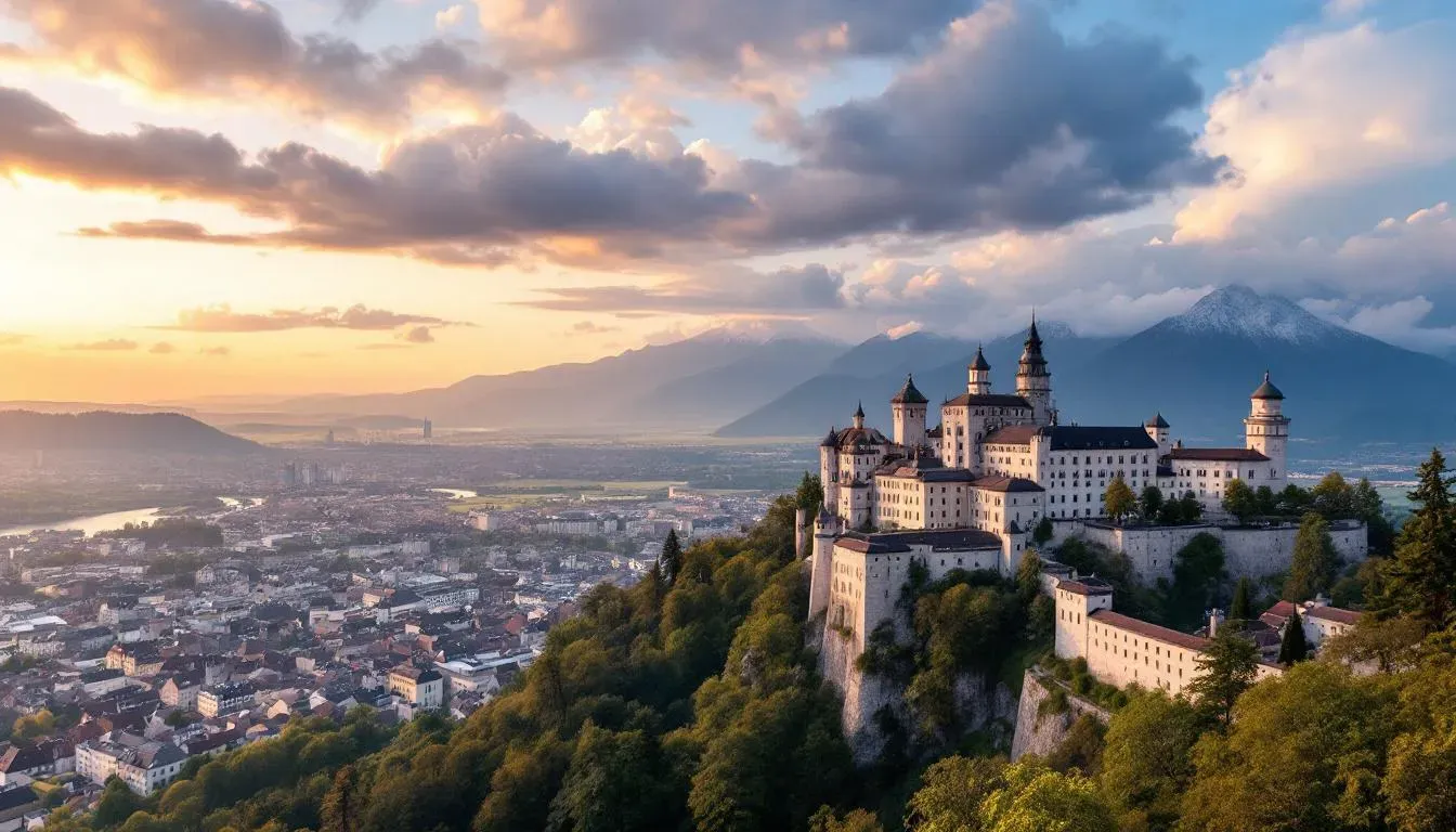 Filming in Salzburg