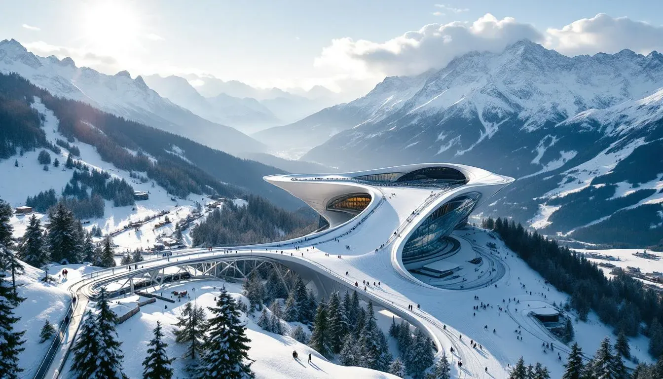 Bergisel Ski Jump, Innsbruck - filming location in Austria