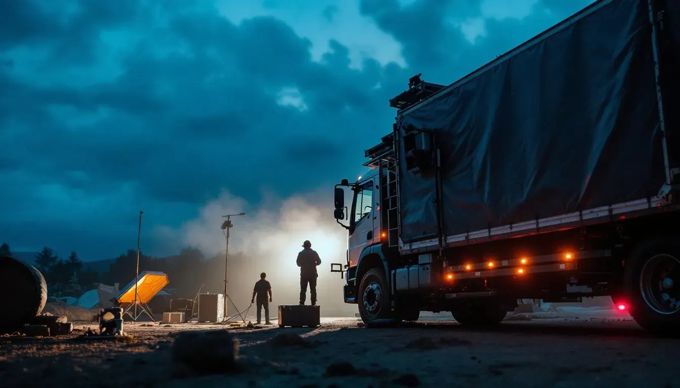 Equipment Truck Grip - filming location in Austria