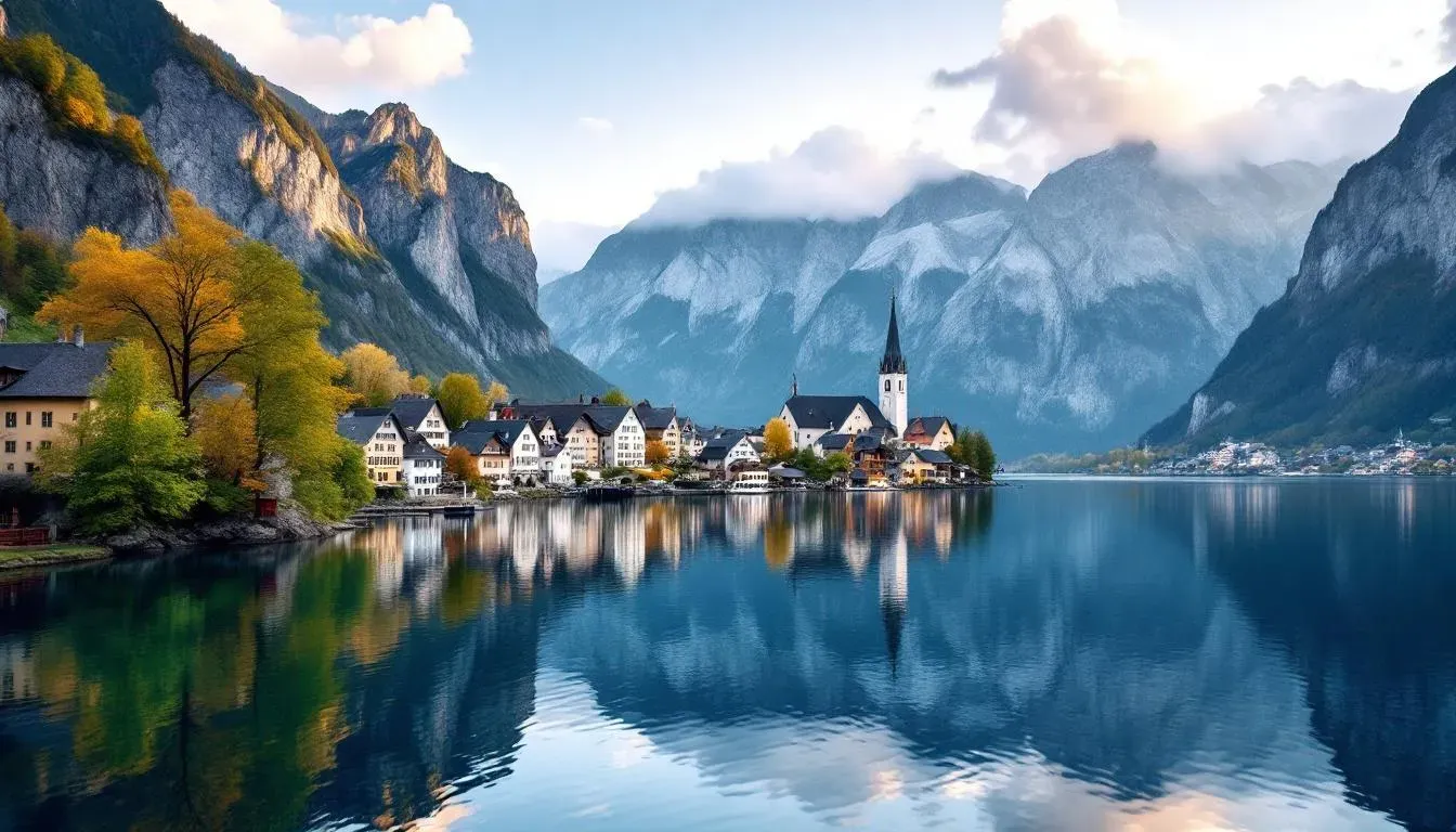Hallstatt Lakeside - filming location in Austria