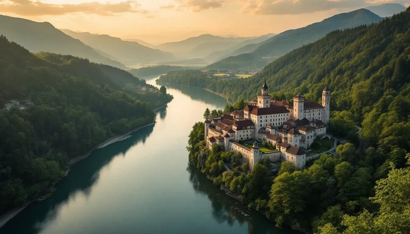 Aix en countryside Cours Mirabeau - filming location in Austria