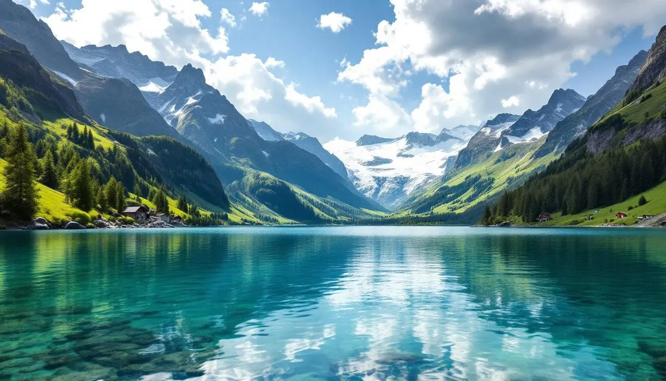 Zell am See Lake - filming location in Austria