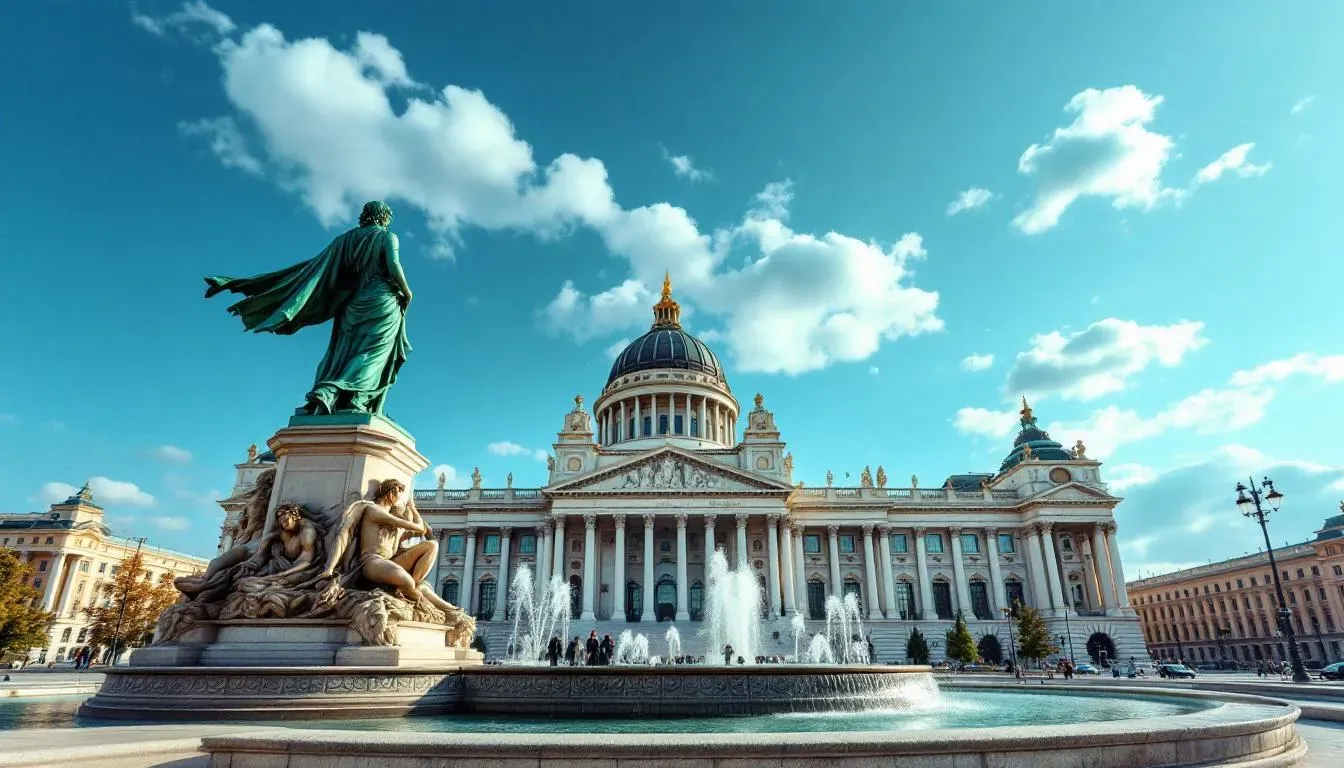 Vienna Parliament - filming location in Austria